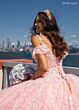 Rachel Allan RQ1136 Cold-Shoulder Flutter Sleeve Quinceanera Gown