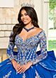 Rachel Allan RQ1137 Spaghetti Strap Flounce Skirt Sweet 16 Dress