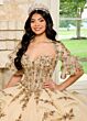 Rachel Allan RQ1138 Sweetheart Neck Flounce Skirt Sweet 16 Gown
