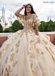 Rachel Allan RQ1138 Sweetheart Neck Flounce Skirt Sweet 16 Gown