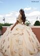 Rachel Allan RQ1138 Sweetheart Neck Flounce Skirt Sweet 16 Gown