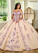 Rachel Allan RQ2185 Cold-Shoulder Sweetheart Neck Quinceanera Dress