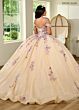 Rachel Allan RQ2185 Cold-Shoulder Sweetheart Neck Quinceanera Dress