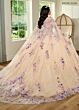 Rachel Allan RQ2185 Cold-Shoulder Sweetheart Neck Quinceanera Dress