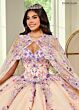 Rachel Allan RQ2185 Cold-Shoulder Sweetheart Neck Quinceanera Dress