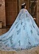 Rachel Allan RQ2185 Cold-Shoulder Sweetheart Neck Quinceanera Dress