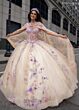 Rachel Allan RQ2185 Cold-Shoulder Sweetheart Neck Quinceanera Dress