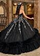 Rachel Allan RQ2189 Sweetheart Neck Ruffle Hem Quince Gown