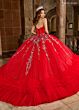 Rachel Allan RQ2189 Sweetheart Neck Ruffle Hem Quince Gown
