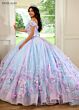 Rachel Allan RQ2190 Off-The-Shoulder Cap Sleeve Sweet 16 Dress