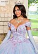Rachel Allan RQ2190 Off-The-Shoulder Cap Sleeve Sweet 16 Dress