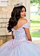 Rachel Allan RQ2190 Off-The-Shoulder Cap Sleeve Sweet 16 Dress