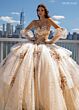 Rachel Allan RQ2191 Removable Sleeve Tiered Skirt Sweet 16 Dress