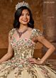 Rachel Allan RQ3126 Cap Sleeve Sweetheart Neck Quince Gown
