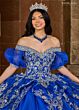 Rachel Allan RQ3128 Removable Sleeve Off-The-Shoulder Quinceanera Gown