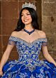 Rachel Allan RQ3128 Removable Sleeve Off-The-Shoulder Quinceanera Gown