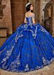 Rachel Allan RQ3128 Removable Sleeve Off-The-Shoulder Quinceanera Gown