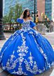 Rachel Allan RQ3128 Removable Sleeve Off-The-Shoulder Quinceanera Gown
