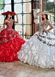 Rachel Allan RQ5001 Corset Top Bolero Jacket Quince Dress