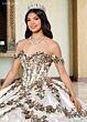Rachel Allan RQ5001 Corset Top Bolero Jacket Quince Dress