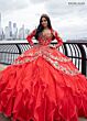 Rachel Allan RQ5001 Corset Top Bolero Jacket Quince Dress