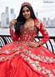 Rachel Allan RQ5001 Corset Top Bolero Jacket Quince Dress