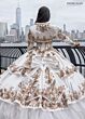 Rachel Allan RQ5001 Corset Top Bolero Jacket Quince Dress