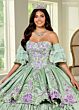 Rachel Allan RQ5002 Strapless Ruffle Skirt Quince Gown