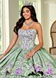 Rachel Allan RQ5002 Strapless Ruffle Skirt Quince Gown