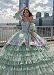 Rachel Allan RQ5002 Strapless Ruffle Skirt Quince Gown