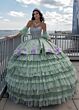 Rachel Allan RQ5002 Strapless Ruffle Skirt Quince Gown