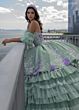 Rachel Allan RQ5002 Strapless Ruffle Skirt Quince Gown