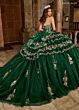 Rachel Allan RQ5003 Ruffle Skirt Removable Topper Sweet 16 Dress