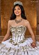 Rachel Allan RQ5003 Ruffle Skirt Removable Topper Sweet 16 Dress