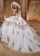 Rachel Allan RQ5003 Ruffle Skirt Removable Topper Sweet 16 Dress