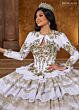 Rachel Allan RQ5003 Ruffle Skirt Removable Topper Sweet 16 Dress