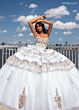 Rachel Allan RQ5003 Ruffle Skirt Removable Topper Sweet 16 Dress
