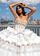 Rachel Allan RQ5003 Ruffle Skirt Removable Topper Sweet 16 Dress