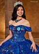 Rachel Allan RQ5004 Pleated Peplum Ruffle Organza Sweet 16 Gown