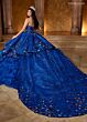 Rachel Allan RQ5004 Pleated Peplum Ruffle Organza Sweet 16 Gown