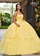 Rachel Allan MQ2115 Spaghetti Strap Scoop Neck Sweet 16 Gown