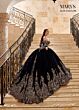 Rachel Allan MQ3051 Bolero Jacket Strapless Velvet Sweet 16 Dress