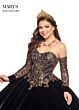 Rachel Allan MQ3051 Bolero Jacket Strapless Velvet Sweet 16 Dress