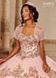 Rachel Allan MQ3079 Removable Strap Peplum Sweet 16 Gown