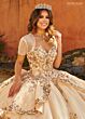 Rachel Allan MQ3093 Pannier Skirt Sweetheart Neck Sweet 16 Gown