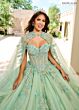 Rachel Allan RQ1155 Corset Bodice Strapless Applique Quince Dress