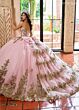 Rachel Allan RQ1158 Sweetheart Neck Gold Embroidery Quince Gown