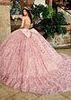 Rachel Allan RQ1160 Back Bow Beaded Bodice Quinceanera Dress