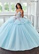 Rachel Allan RQ1161 Sweetheart Neck Peplum Skirt Quinceanera Dress