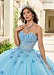 Rachel Allan RQ1163 Corset Bodice Strapless Quinceanera Gown